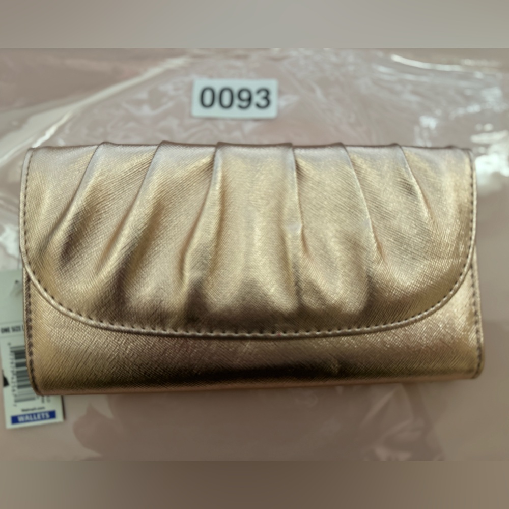 (0093) Elegant Rose Gold Clutch Bag